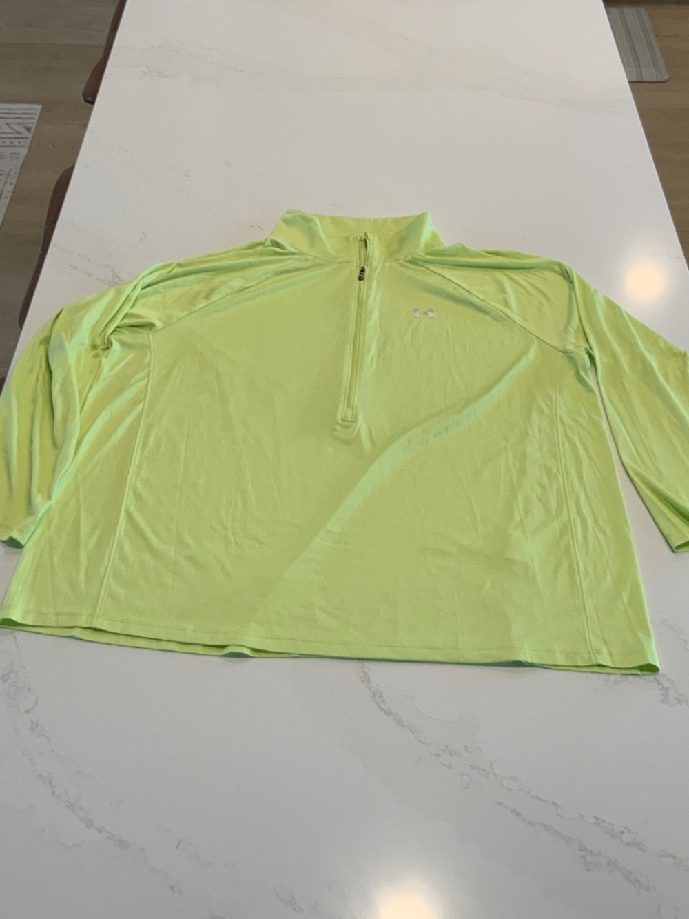Yellow Under Armour long sleeve polo women’s plus size 2X